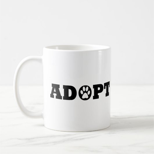 Mug Adopter les animaux (Gauche)