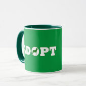 Mug Adopter les animaux (Devant gauche)