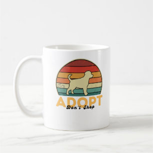 Mug Adopter Ne pas Acheter - Secourir Amoureux des chi