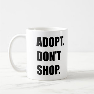Mug Adopter ne pas faire de shopping