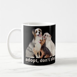 Mug ADOPTER PAS ACHETER sauvez les animaux secourir le
