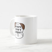 Mug Adopter une journée d'hébergement pour animaux dom (Devant gauche)