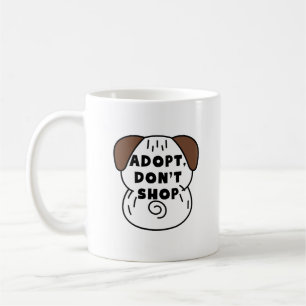 Mug Adopter une journée d'hébergement pour animaux dom