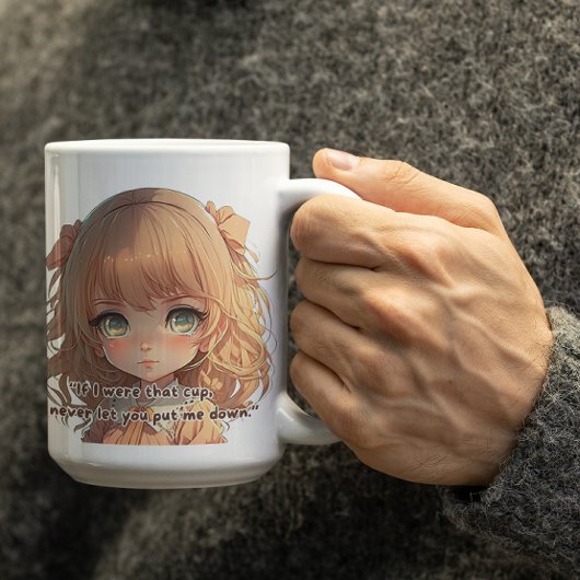 Mug Adorable Anime Girl