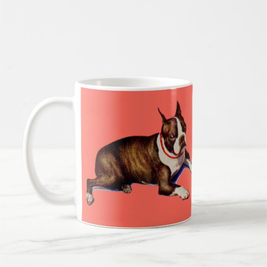 Mug adorable Boston terrier (Gauche)