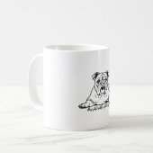 Mug Adorable Bulldog (Devant gauche)