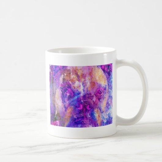Mug Adorable Bulldog Mélange de médias (Droite)