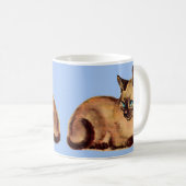 Mug adorable chaton siamois (Devant droit)
