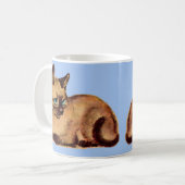 Mug adorable chaton siamois (Devant gauche)