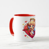 Mug Adorable Cherub Cupid's Romantic Aim  (Devant gauche)