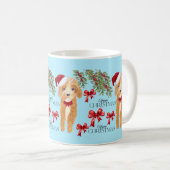 Mug adorable chien de Noël (Devant droit)