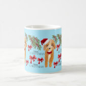 Mug adorable chien de Noël (Centre)