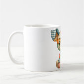 Mug Adorable Chien de Patchwork #5 Art numérique (Gauche)