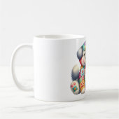 Mug Adorable Chien de Patchwork #9 Art numérique (Gauche)