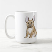 Mug Adorable chiot français bulldog (Gauche)