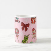 Mug Adorable Christmas Candy and Cocoa Pattern (Centre)