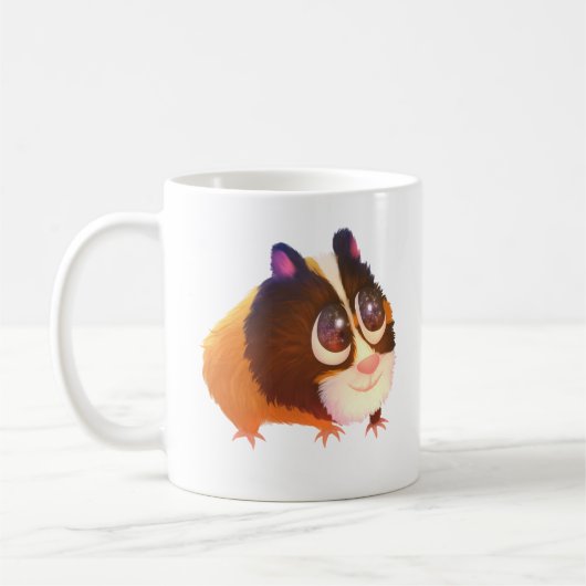 Mug adorable cochon d'Inde (Gauche)