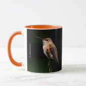 Mug Adorable colibri roux à la branche (Gauche)