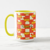 Mug Adorable Dachshund Hot Dog (Gauche)