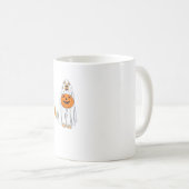Mug Adorable Éffrayant Golden Retriever Ghost Classic (Devant droit)