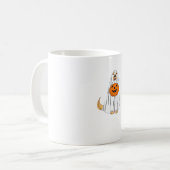 Mug Adorable Éffrayant Golden Retriever Ghost Classic (Devant gauche)