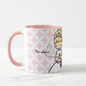 Mug Adorable First Holy Communion blonde nom de fille (Gauche)