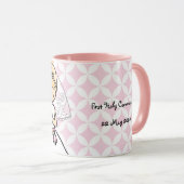Mug Adorable First Holy Communion blonde nom de fille (Devant droit)