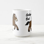Mug Adorable Gallop On! Happy Foal Kawaii Horse Design (Centre)