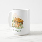 Mug Adorable Gnome Bonjour Citrouille (Devant gauche)