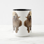 Mug "Adorable Golden Retriever Puppies Mug** (Centre)