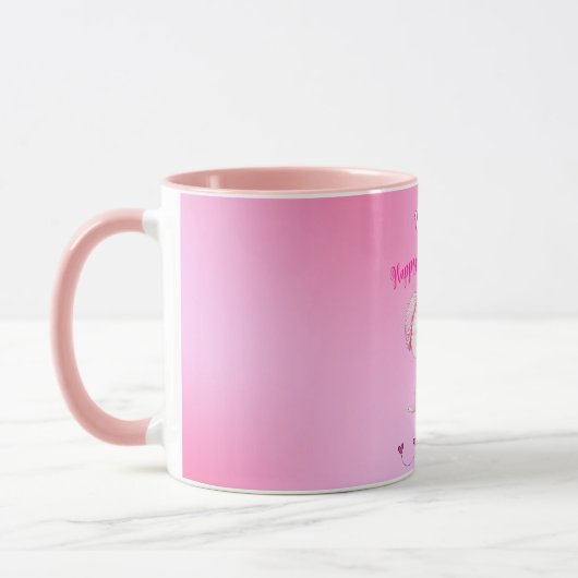 Mug Adorable Heureuse Sainte-Valentin maltais chiot (Gauche)