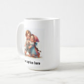 Mug Adorable jeune Munchkins en vêtements Vintages (Devant gauche)