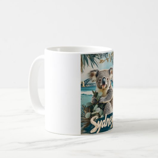 Mug Adorable Koala avec Sydney Harbour Bridge (Devant gauche)