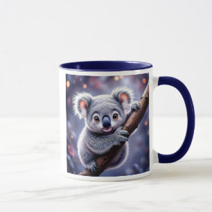Mug Adorable Koala perché sur sa branche.
