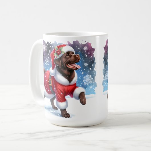 Mug Adorable Labrador Retriever Chien Chien Chien Chie (Devant gauche)