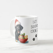 Mug adorable Labrador Retriever Christmas Puppy Chien (Devant gauche)