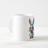 Mug Adorable Lapin de Pâques - Kawaii Joyeux Vacances (Devant gauche)