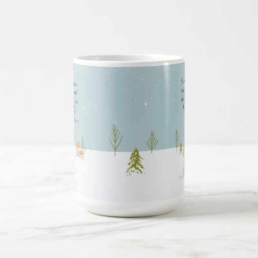 Mug Adorable Lapin Hiver (Centre)
