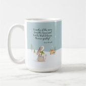 Mug Adorable Lapin Hiver (Gauche)