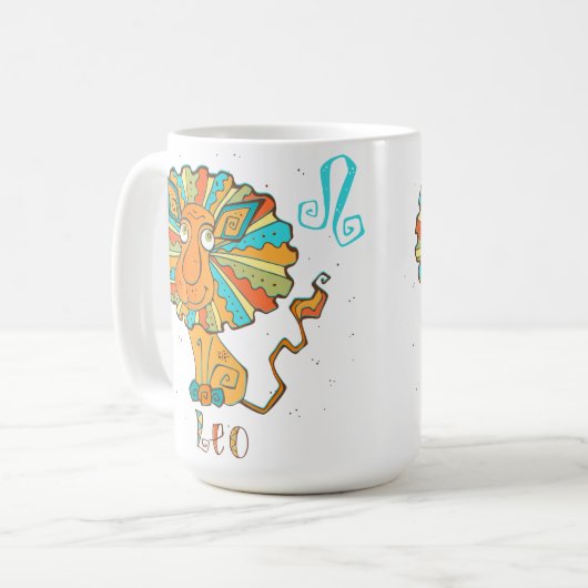Mug Adorable Lion Leo (Devant gauche)