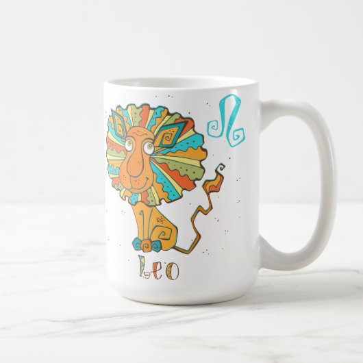 Mug Adorable Lion Leo (Droite)