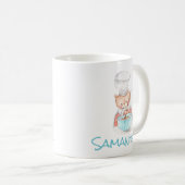 Mug Adorable Mama Bear Cuisine Aquarelle (Devant droit)
