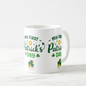 Mug Adorable Mon Premier St Patrick's Day Classique (Devant droit)
