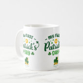 Mug Adorable Mon Premier St Patrick's Day Classique (Devant gauche)