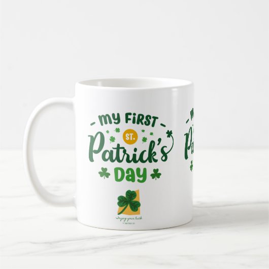 Mug Adorable Mon Premier St Patrick's Day Classique (Gauche)
