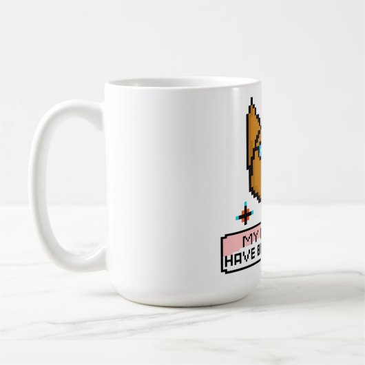 Mug Adorable Nerd Puppy with Glasses (Gauche)