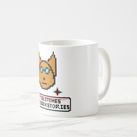 Mug Adorable Nerd Puppy with Glasses (Devant droit)