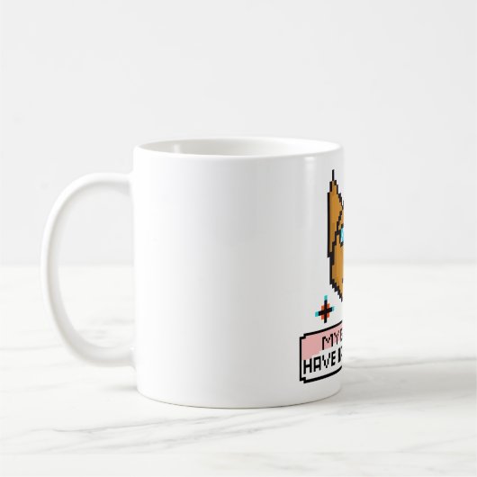Mug Adorable Nerd Puppy with Glasses (Gauche)