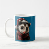 Mug Adorable Ossum In Santa Hat Snowy Winter Christmas (Gauche)