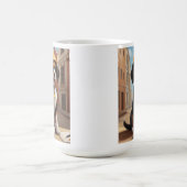 Mug Adorable ouvrier de construction Chien Cute Chiot (Centre)